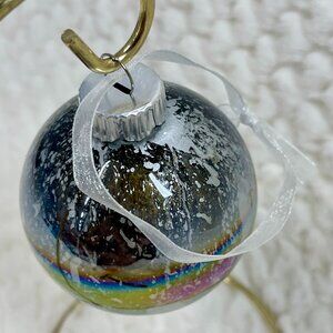 Hand Painted Glass Ornament